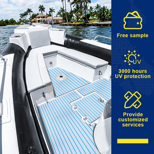 Customized EVA Foam Faux Teak Boat Flooring Non-Skid Diamond Marine Mat for Marine Boat Deck <strong>Wholesale</strong> Accessory for Sea <strong>Pontoon</strong> - Product Image 4