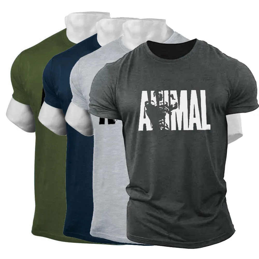 Fabricant Athlète Sports T Shirt Impression personnalisée T-shirt épais surdimensionné pour hommes