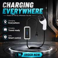 Chargeur domestique pour véhicule électrique à énergie nouvelle de haute qualité 3,5 kW 16 A Niveau 2/J1772 à faible coût ODM/OEM CQC pour chargeur portable