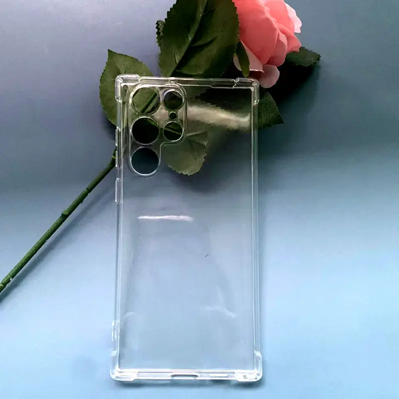 China Cell Phone Case Manufacture Clear Shock Proof Cell Phone Case Cover for Samsung S22 Ultra