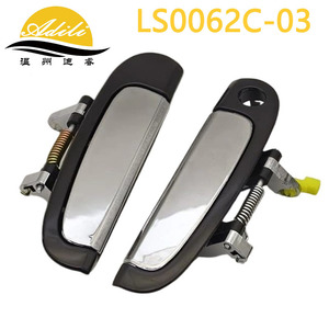 มือจับประตู Justice รุ่น LS0062C-03 สีดำเคลือบไฟฟ้า สำหรับรถยนต์ Kia Picanto Morning ปี 2003-2011 - Product Image 2