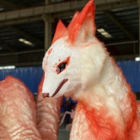 Accessoire animatronique pour escape room, bestiole mythique réaliste, animal animatronique réaliste, modèle de renard à neuf queues