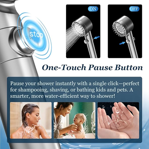 High Quality Massage Supercharged <b>Shower</b> Head For Bathroom Water Saving Powerful Filter Faucet <b>Accessory</b> - Product Image 4