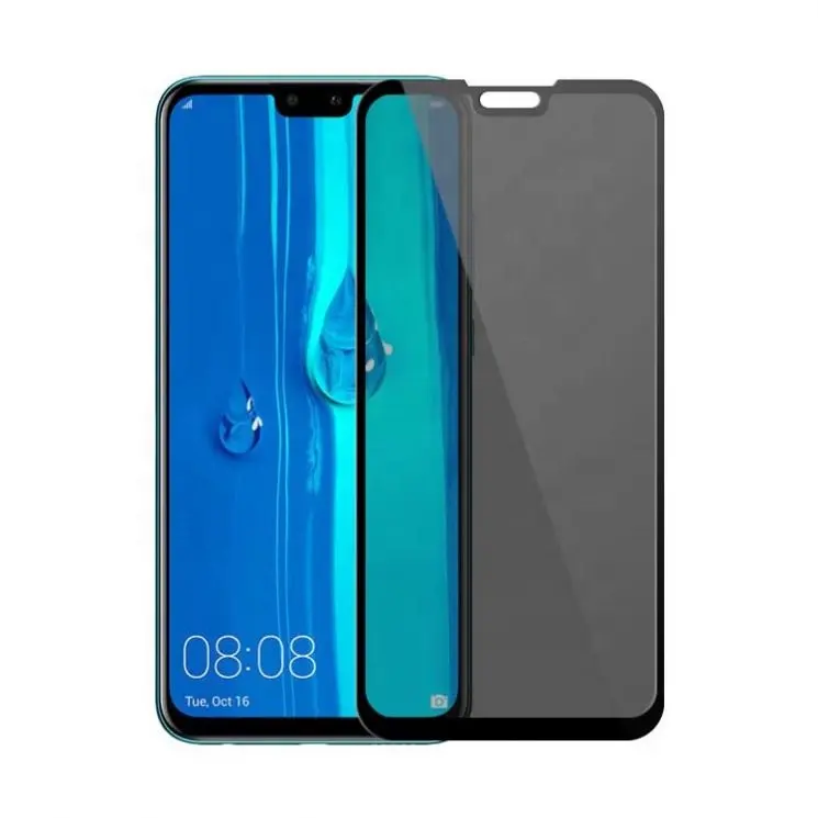 Privacy Anti Peep Screen Protector For Huawei Y9 2019 Tempered Glass