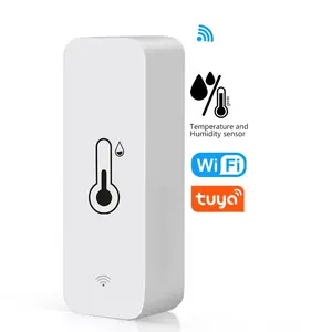 图雅应用Wifi温度计数字湿度计智能扬声器控制室婴儿室温湿计