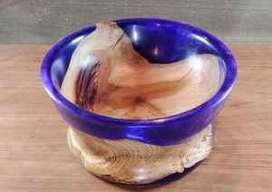 Handcrafted <b>Resin</b> <b>Wooden</b> Bowl Unique Natural Wood And <b>Resin</b> Blend <b>For</b> Home Decor And <b>Table</b> Styling - Product Image 3