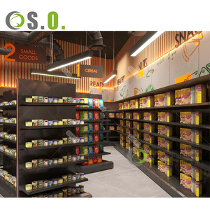 Nuevo estante de tienda de comestibles Estante de supermercado Estantes de exhibición Estante de supermercado - Product Image 5