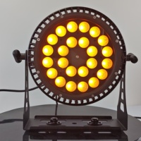 Projecteurs LED RGBWAUV Zoom Parcan 24 LED PAR64 avec zoom motorisé, contrôle DMX, refroidissement silencieux, pour location événementielle