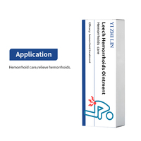 Pommade Bio aux Herbes Chinoises pour Fissures Anales et Hémorroïdes, Suppositoire Naturel Anti-Douleur à Base d'Extraits d'Animaux (Sanglues)