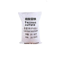 Sulfate ferreux sec en poudre non agglomérant, complément alimentaire pour volailles, porcs et bovins
