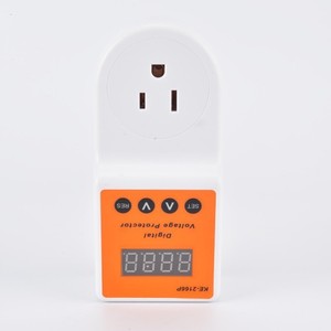 เครื่องป้องกันไฟกระชากแบบอเมริกัน 120V 220V 16A สำหรับตู้เย็น เครื่องปรับอากาศ ทีวี ปลั๊กไฟ - Product Image 3