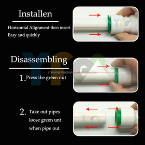 YIFENG PPR Schnell schieber 25mm <span class=keywords><strong>3</strong></span>/4IN Inline Double Union Kugel hahn Kunststoff rohr Schnell kupplungen 20 <span class=keywords><strong>m</strong></span> - Product Image 5