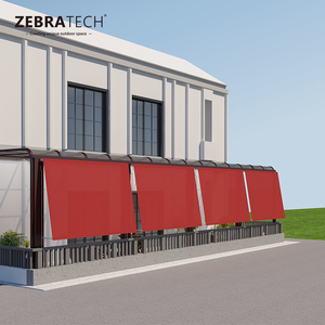 Tissu d'impression de cadre en <span class=keywords><strong>fer</strong></span> <span class=keywords><strong>forgé</strong></span> d'écran de rouleau d'auvent rétractable - Product Image 4