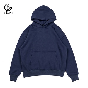 Sweat à capuche GRAVVI 1 imprimé pour homme, style vintage streetwear, coupe oversize, noir, hip-hop, rétro - Product Image 3