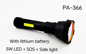 Chất lượng hàng đầu 3 wát LED Đèn pin mạnh mẽ nhà máy trực tiếp bán 3 wát LED Sạc đèn pin với giá rẻ - Product Image 4