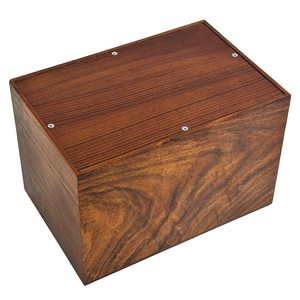 Urna de madera de nogal para cremación, ceniza humana, urna de madera maciza hecha a mano, urna decorativa para cenizas de adultos, hombre y mujer - Product Image 3