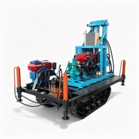Petite plateforme de forage compacte de 150 m pour puits d'eau avec fonctionnement flexible pour les sources d'eau rurales