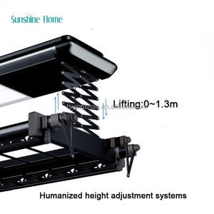Sunshine Home Electric Clothes Rack Remote Control LED <b>Lighting</b> Telescopic Indoor Drying Rack for Balcony <b>Ceiling</b> - Product Image 6