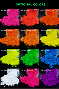 Wholesale Popular Fluorescent Neon Color UV <strong>Glow</strong> Pigment <strong>Powders</strong> for Resin Ink Plastic <strong>Paint</strong> Coolant