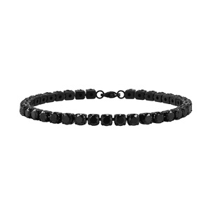 2025 nueva tendencia pulseras de cuentas Vintage para hombres Pulseras de Moda al por mayor clásicas de circón negro de alta calidad - Product Image 1