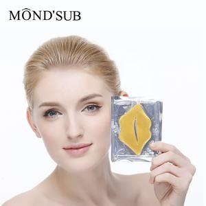 Private label personalizzato lip rimpolpante maschera 24k oro di cristallo del collageno lip mascherina di sonno patch produttore - Product Image 3