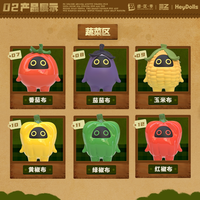 Suplay Zenless Zone Zero Bangboo Fruit and Vegetable Kingdom Series Mini Blind Box Figurine Authentique Nouvelle à Collectionner