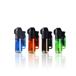 Vente en gros pas cher briquet à flamme bleue droite logo personnalisé glaçage miroir torche de camping électronique cigarette cigare utilisation J26 4 - Product Image 6