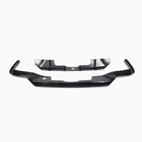 Diffuseur arrière inférieur noir brillant ABS pour SEAT Leon Cupra ST Estate MK3 5 5F 2017 2019