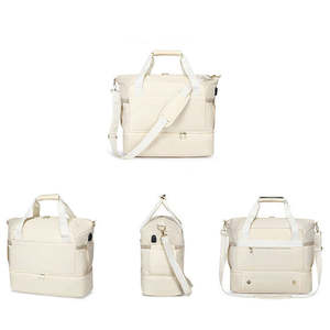 Custom Waterproof Fashion Large Capacity Gym Sport Travel <b>Luggage</b> Shoulder Duffle Bag With Usb Charging Port - Product Image 5