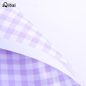 Qibai 20 hojas de papel de arte ramo Brooke impermeable diseñador rejilla mate flor envoltura Floral Paquete de papel de regalo - Product Image 4