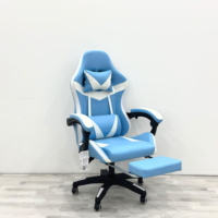 Fauteuil de jeu inclinable en cuir avec hauteur réglable, pivotant à 360 degrés, soutien lombaire - Échantillon gratuit pour usage domestique et de loisirs