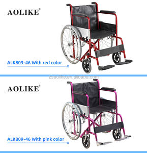 Carrozzina Medicale Economica in Alluminio con Maniglie, Attrezzatura per Terapia e Forniture Sanitarie - Product Image 4