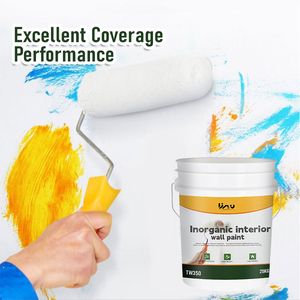 Commercio all'ingrosso forniture di classe-un ignifugo Anti-muffa minerale inorganico <span class=keywords><strong>pittura</strong></span> murale interna per soggiorno - Product Image 6