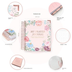 Специальное предложение для руководителей, Заказная спиральная катушка размера А5, книга для управления расписанием записок, утолщенная бумага для горячей штамповки внутренней страницы - Product Image 6