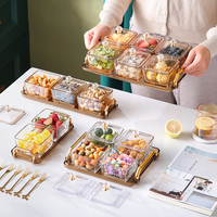 Offre Spéciale Nordique Collation Assiettes Café Sucre Dessert Bols Bol En Verre Avec Plateau