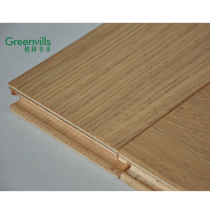 La meilleure vente de parquet en chêne d'ingénierie à chevron en bois naturel, parquet en bois véritable naturel brossé personnalisé - Product Image 6