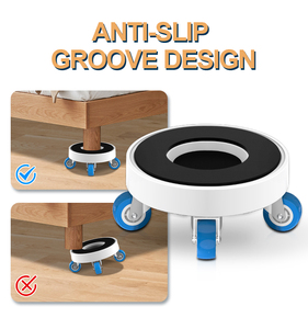 Furniture Dolly Set 750Lbs Capacity Furniture Mover Caster Wheels Model W1225 for Easy <b>Transportation</b> - Product Image 6