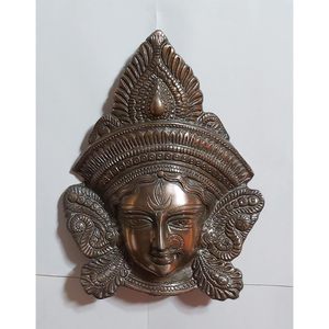 Parijat ที่แขวนผนังทำจากโลหะลายเทพธิดาโบราณขนาด22.5ซม. x 6.25ซม. x 27.5ซม. ของตกแต่งแจกันติดผนัง - Product Image 3