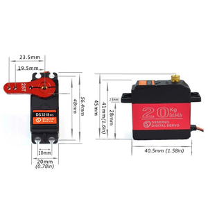 20kg kỹ thuật số <span class=keywords><strong>servo</strong></span> mô-men xoắn cao tất cả các bánh răng kim loại không thấm nước <span class=keywords><strong>RC</strong></span> Mô Hình DIY ds3218mg 270 độ điều khiển động cơ điều khiển Bảng mô-đun - Product Image 4