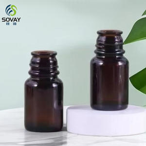 Bottiglie in Vetro Ambrato con Bocca Larga da 15ml, 30ml, 60ml, 120ml per Fragranze, Oli Essenziali e Medicinali con Tappo in Bakelite - Product Image 1