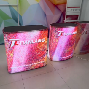 Mesa plegable para exposiciones con LED integrado para promoción de ferias - Product Image 6