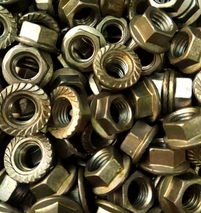 Proveedor de Fábrica, ISO 4161 DIN 6923 B18.16.4 Cl 4/8/10 M5-M100, Tuerca Hexagonal de Acero al Carbono con Brida Hexagonal Dentada, Recubierta de Zinc de Color - Product Image 5