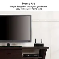 Aryic S50Pro + penguat Audio Stereo, penerima Audio WiFi Streaming nirkabel AptX Audio HD pita Digital Multiroom/multizona