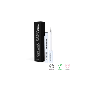 Produits de beauté mondiaux Sérum de croissance des sourcils et des cils 6ml Marque privée Après-shampoing nourrissant pour sourcils à la biotine et à la kératine - Product Image 1