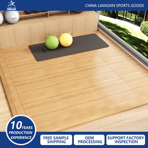 Tapetes <span class=keywords><strong>de</strong></span> Piso <span class=keywords><strong>de</strong></span> Goma y <span class=keywords><strong>Madera</strong></span>, Pisos Compuestos para Gimnasio con Superficie <span class=keywords><strong>de</strong></span> Goma Natural para Interiores - Product Image 3