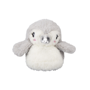 Nieuw Design Pluche Pinguïn Knuffeldier Slippers Winter Harige Warme Huis Vrouwen Bont Slippers Schoenen