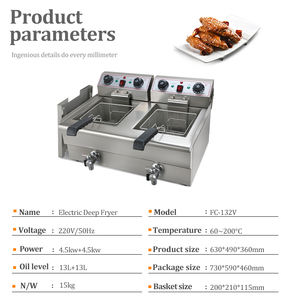 Friggitrice a 2 serbatoi elettrica, - Product Image 4