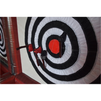 Jeu de lancer de haches double et cible de fléchettes gonflable pour usage commercial et compétitif en extérieur, pour enfants et adultes, à prix abordable