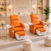 Chaise de manucure et pédicure électrique réglable en cuir, pas chère, avec interface USB, multifonctionnelle, pour massage des pieds, salon de beauté