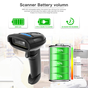 NETUM Escáner de diente azul inalámbrico Código QR 2D para POS móvil Proveedor de camiones de comida Tienda pequeña Inventario Clasificación de paquetes - Product Image 5
